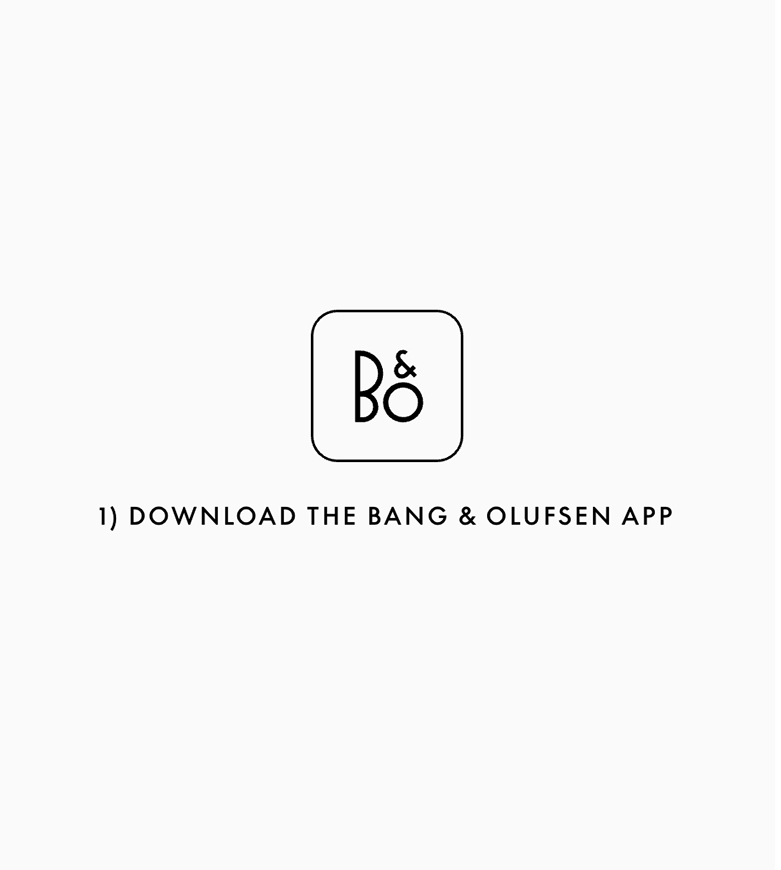 1 en Stereo pairing Download the Bang Olufsen app - B&O