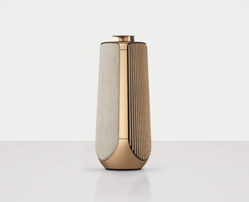 BeoLab 50 - Højttalere - Golden med lys eg sidepaneler