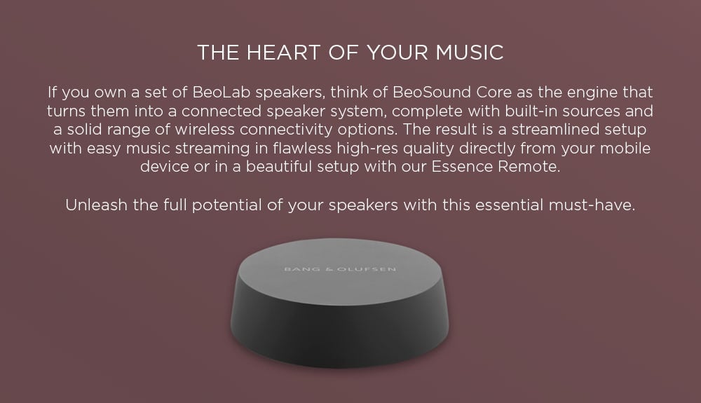 BeoSound Core connection hub for BeoLab - B&O