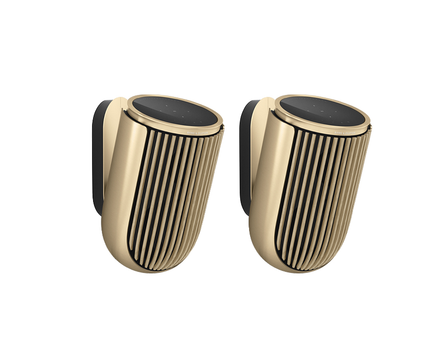 Beolab 8 stereo - Gold Tone med Lys Eg - Højttaler - Produktbillede - Væg
