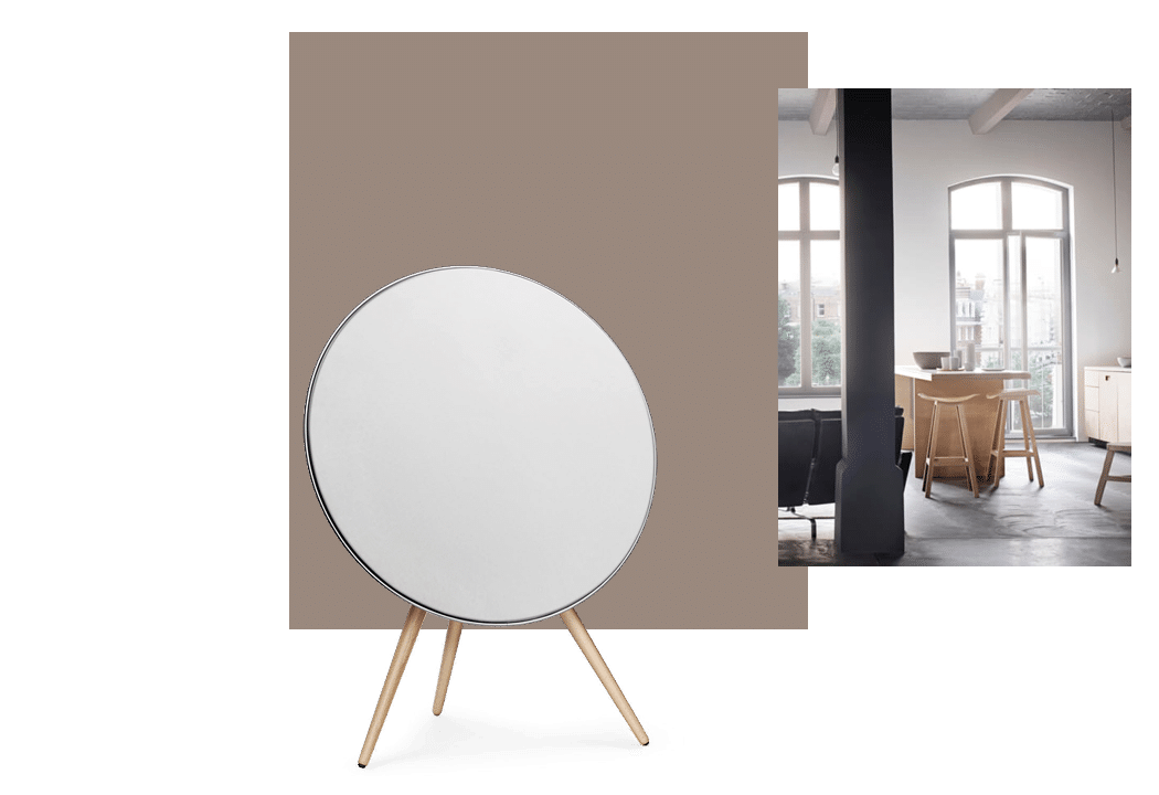 Beoplay A9 i hvid og ahorn - Inspiration