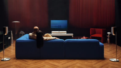 Beosound Premiere Bang Olufsen med LG OLED TV