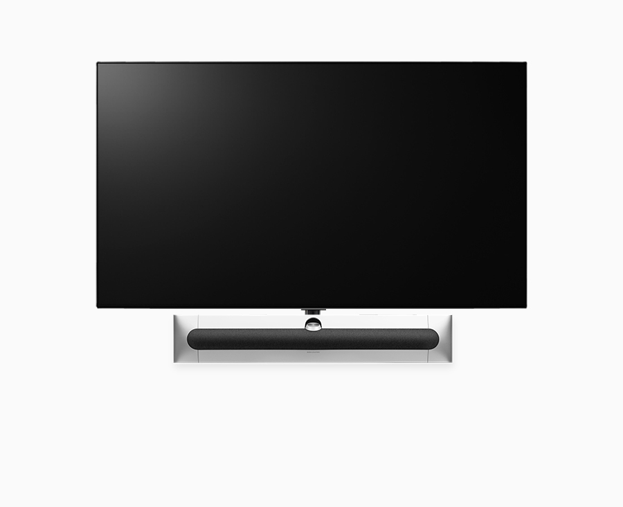 Beosound Premiere LG OLED 65 Natural Grey melange Vaegbeslag