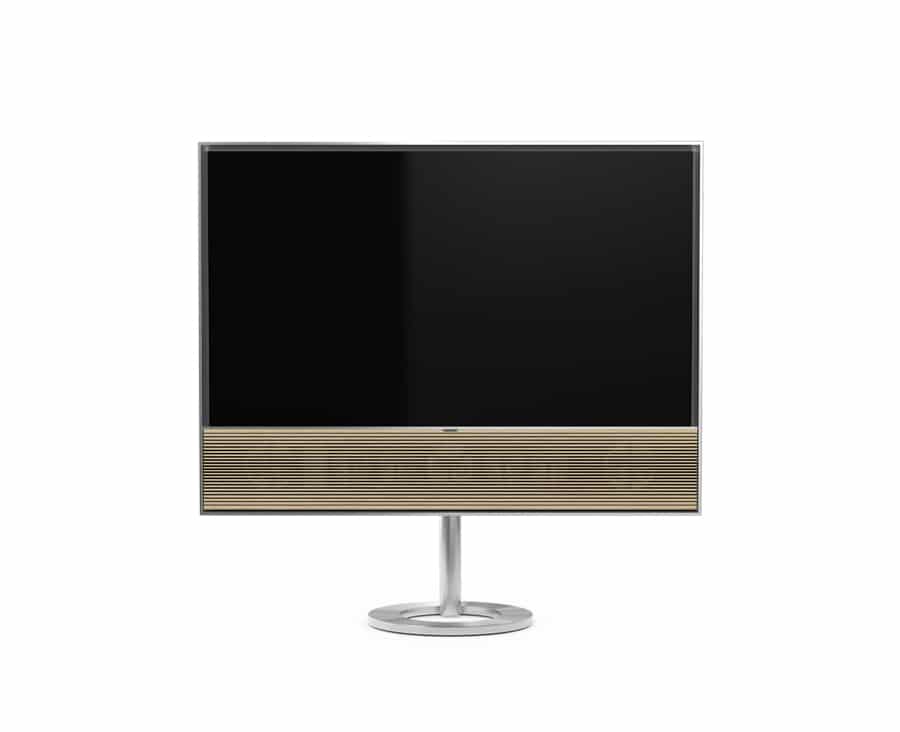 Beovision Contour 55" - Floor Stand - Light Oak - Silver - Hero